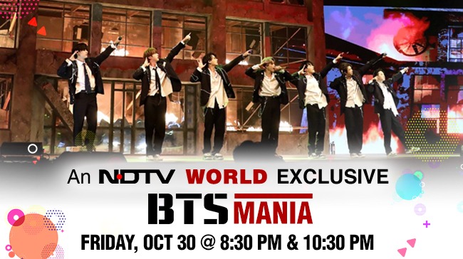 BTS promotional poster for Interview with NDTV