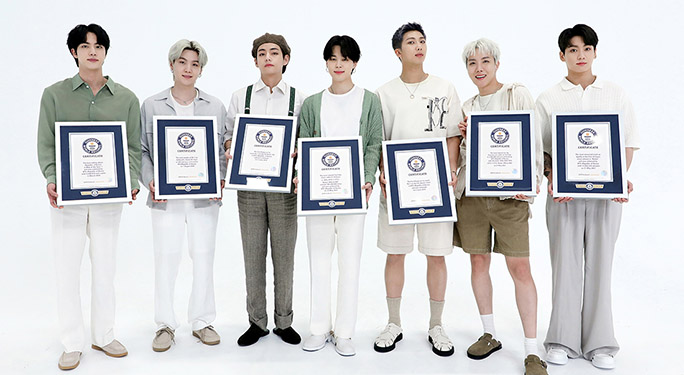 BTS enter the Guinness World Records 2022 Hall of Fame