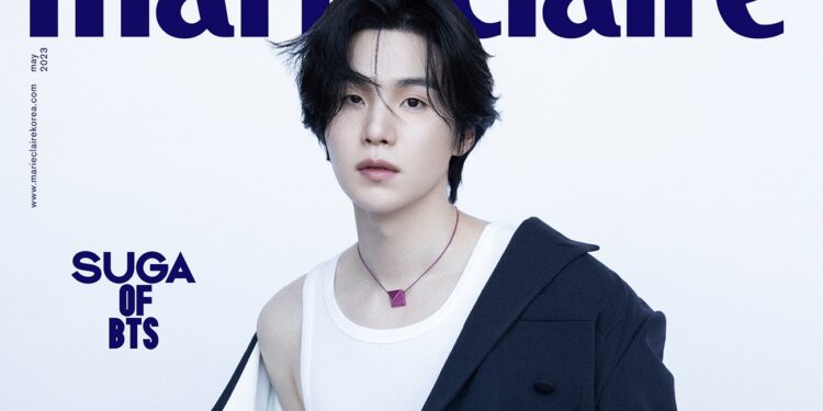 BTS’ Suga Graces The May Cover Of Marie Clarie Korea