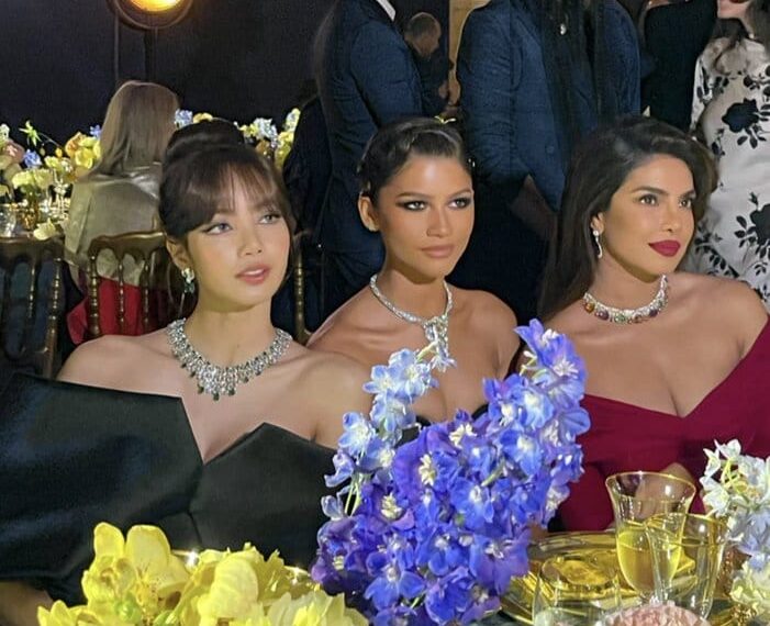 Blackpink’s Lisa, Zendaya And Priyanka Chopra Snapped At The BVLGARI Event