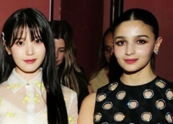 K-POP Star IU And Bollywood Actress Alia Bhatt Snapped Together At Gucci Cruise 2024