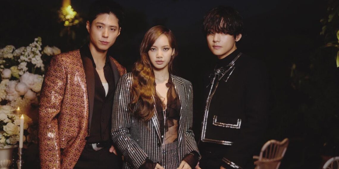 BTS’ V, BLACKPINK’s Lisa, And Park Bogum Reunite For Celine In France