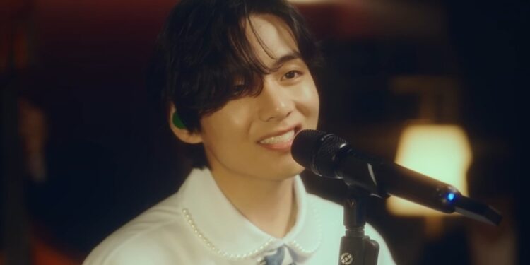 BTS’ V Unveils Live Performance Clip ‘Le Jazz de V’ As Part Of The ‘2023 BTS Festa’
