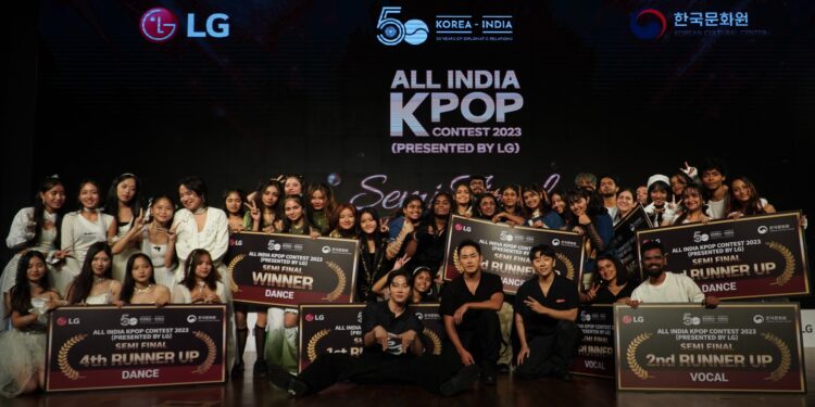 The Semi-Final Round of All India K-Pop Contest 2023 Ends Successfully