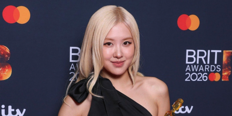BLACKPINK’S ROSÉ Becomes First K-pop Artist To Win A Brit Award