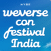 hybe weverse con festival india